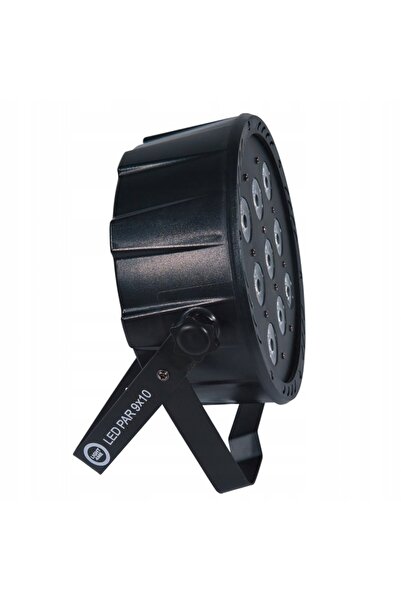 LIGHT4ME Proiector LED PAR colorat pentru scenă, portabil, mic, PAR 9x10W RGB...