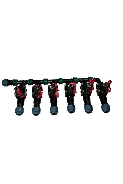 LoveMyGarden Distribuitor cu 6 secțiuni Hunter PGV 100 pentru țeavă PE 25mm I...