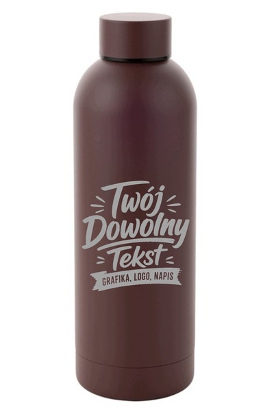 NO BRAND Sticlă termică cu gravură – cadou de ziua ei, 500 ml