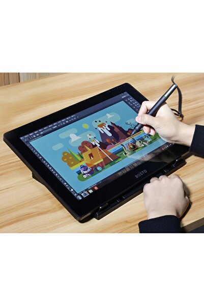 NO BRAND Tabletă grafică pentru PREZENT BOSTO 16HDK BUTTONS