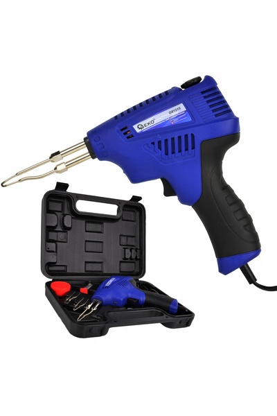 GEKO SOLDER CU TRANSFORMATOR DE 200 W, 3 vârfuri + valiză