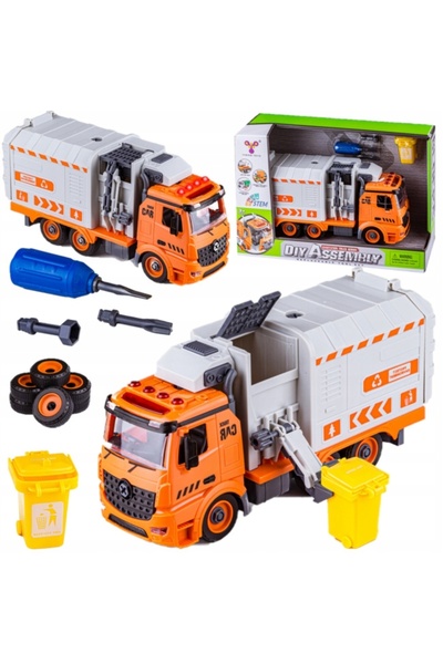 ChRLD Camion, Camion pentru descărcare, Camion de gunoi 61 de piese