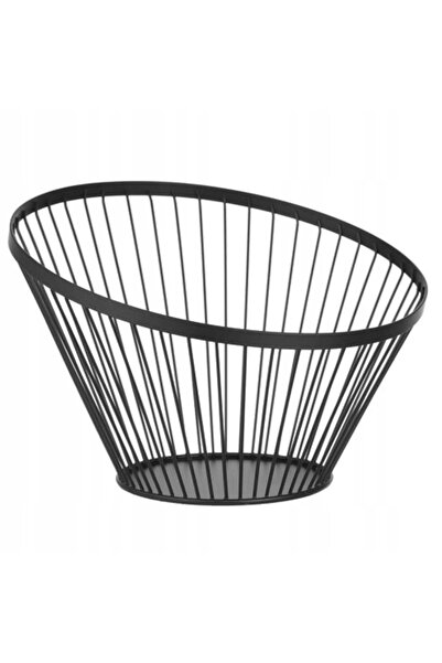 HENDI Coș din sârmă pentru fructe, negru, cu strat mat, śr. 300 mm - 4