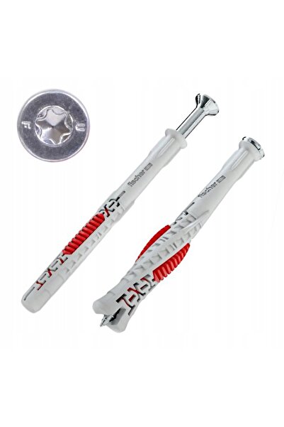 Fischer DUOXPAND 8X120T 50 BUCĂȚI PĂZUȚE DE RULIU DE MONTAJ CU EXPANZIE + ȘUR...