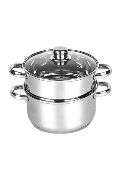 NO BRAND Oală pentru gătit la aburi – Oală de gătit la aburi din oțel inoxida...