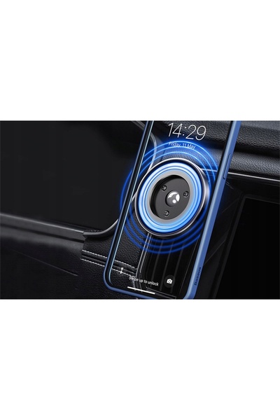 NO BRAND Suport magnetic de telefon auto pentru bord sau grila de ventilație