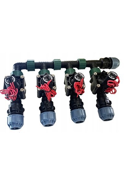 LoveMyGarden Colector-distribuitor cu 4 secțiuni Hunter PGV 100 pentru țeavă ...