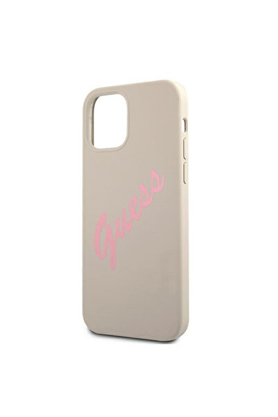NO BRAND Husă pentru iPhone 12/12 Pro, din silicon Guess, stil vintage.