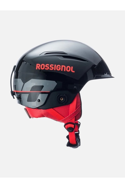 Rossignol Cască de schi HERO Slalom Impacts Negru cu protecție S/M