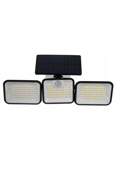 Izoxis Lampă solară cu 180 LED-uri, senzor de mișcare, de la amurg la zori, p...