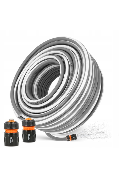 Bradas Furtun de grădină 1/2 50 m 5 straturi elastic armat din cauciuc pentru...