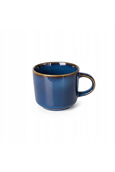 NO BRAND SET DE CĂNI DE CAFEA ȘI CEAI, 6 PIESE, 350 ML, ALBASTRU ÎNCHIS, CERA...