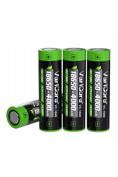 VariCore Încărcător VCR2 pentru baterii AA, 21700, 26650 și 18650, 4000mAh, 2...