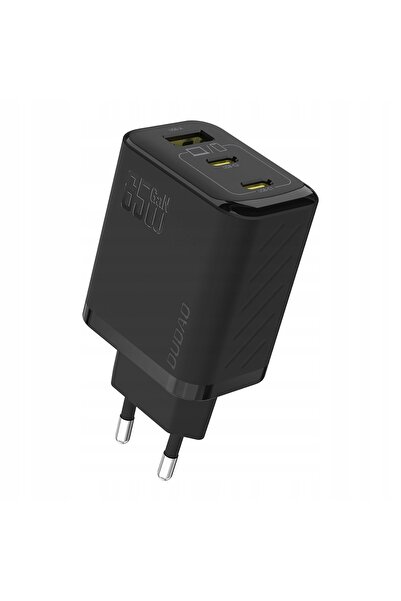 NO BRAND Încărcător negru Dudao 65 W GaN cu 3 porturi