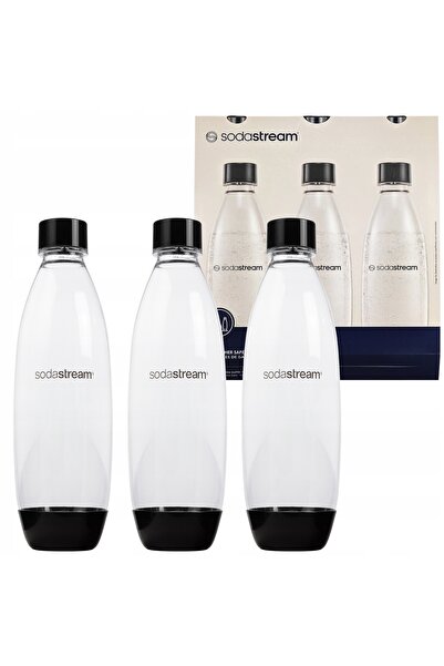 sodastream Sticlă neagră de 1L, 3 bucăți do saturatora