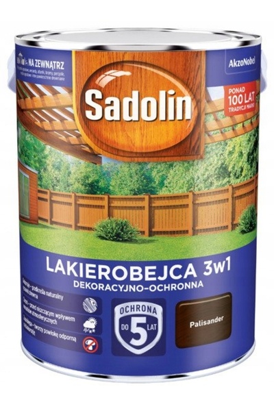 Sadolin LAKIEROBEJCA 3-în-1 DECORATIV PROTECȚIONANT 2,5L PALISANDRU