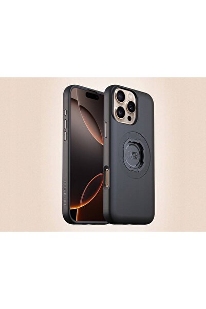 Quad Lock Husă Mag Case neagră pentru iPhone 16 Pro OS