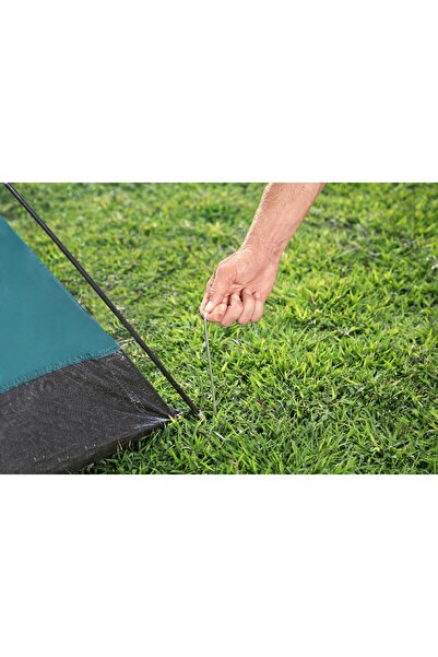 NO BRAND Cort de camping pentru 2 persoane, cu husă, impermeabil, 205x145x100 CM
