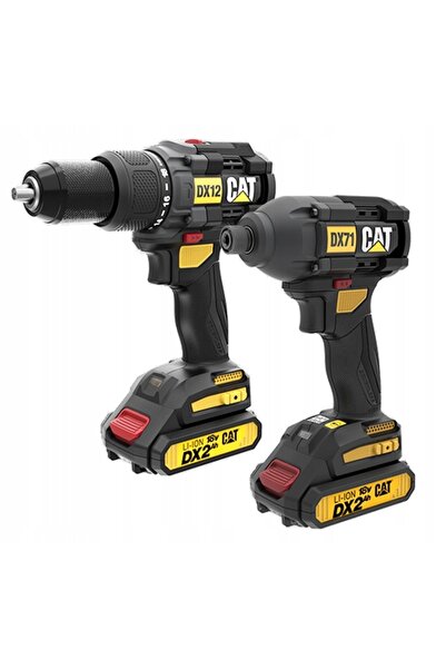 NO BRAND SET DE BURGHIU/ȘURUBELNITĂTOR DE 18V (DX12 ȘI DX71) + 2 ACUMULATORI ...