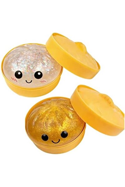 OEM Jucarie interactiva copii, dumpling squishy, dimensiuni 10x7.5x5cm, mater...