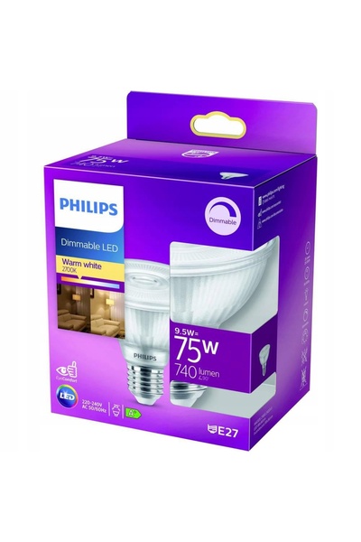 Philips Bec LED E27 9,5 W 2700 Kelvin 740 lumeni