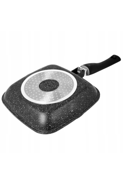 Brunbeste TIGAIE DE GRĂTAR NON-STICK CU MÂNER DETASABIL, 28 CM, ANTIADERENTĂ