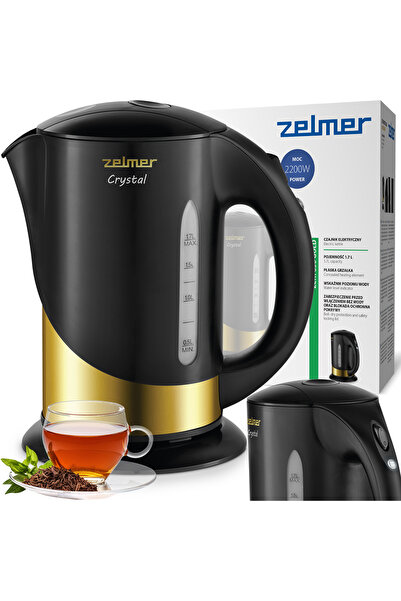 Zelmer Fierbător electric ZCK7630 Crystal Gold 1,7l 2200W Filtru