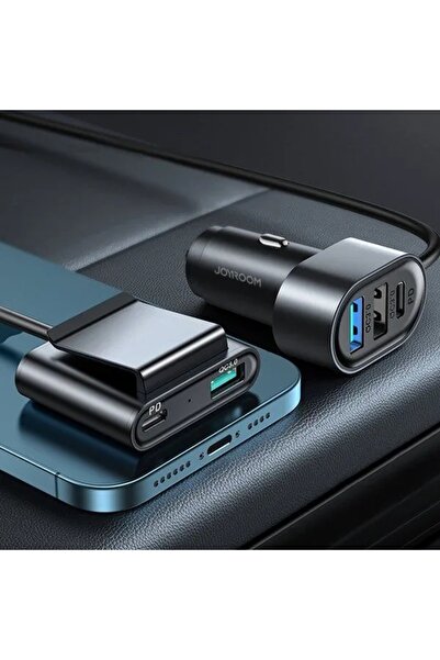 NO BRAND Joyroom Încărcător auto 5-în-1 cu încărcare rapidă 78W, 5x USB PD QC...