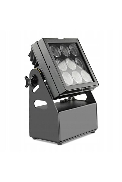 NO BRAND Proiector cu baterii impermeabil IP65 9x 6W LED RGB + telecomandă wi...