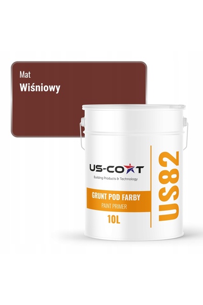 NO BRAND GRUNT PRIMER PENTRU VOPSEA DE FAȚADĂ SILICON CIREȘ RAL3009 10L