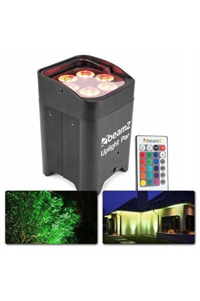 NO BRAND Proiector 6x12W RGBWA-UV DMX WiFi cu acumulator