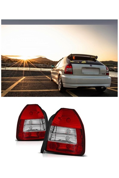 X POWER TUNİNG honda civic 1996.2001 hb kristal şeffaf stop lambası
