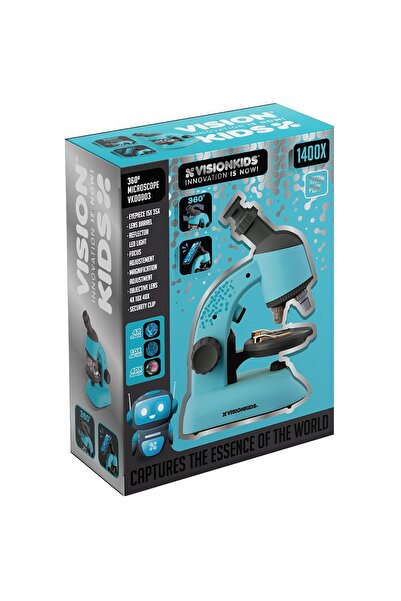 NO BRAND Microscop optic Vision Kids 360 °   1400x + Accesorii Suport telefon