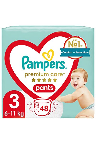 Pampers Scutece-chiloțel Premium Care, mărimea 3, 48 bucăți