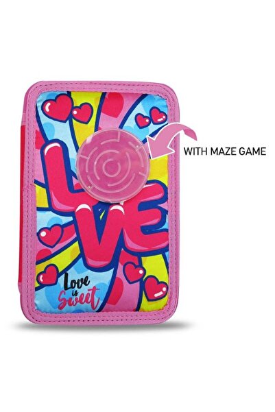OEM Penar roz dublu Love with Labyrinth 13.5 x 4 x 20 cm