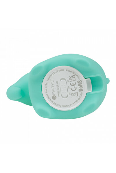NO BRAND Lampă de veghe LED MARY'S Elefant Verde Turcoaz USB