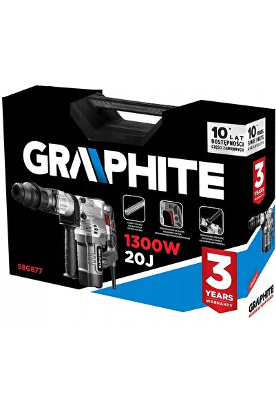 graphite Ciocan demolator SDS MAX 1300W valiză 58G877