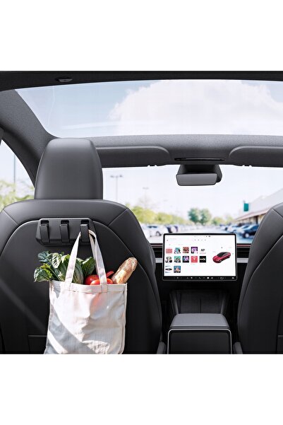 Spigen Cârlig pentru tetiera scaunului auto, suport pentru pungi de cumpărătu...