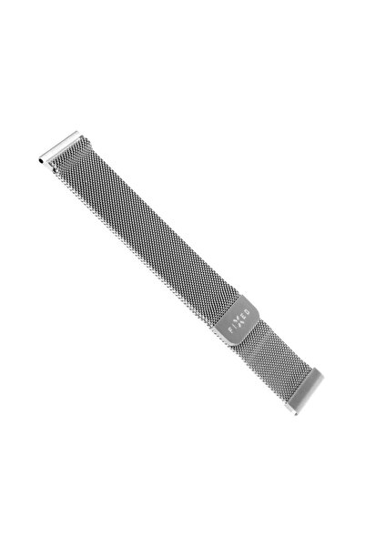 NO BRAND Brățară din plasă FIXED pentru Smartwatch (22mm) argintie