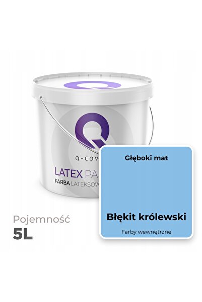 NO BRAND Vopsea latex pentru pereți, mat intens, de lungă durată, 5L, culoare...