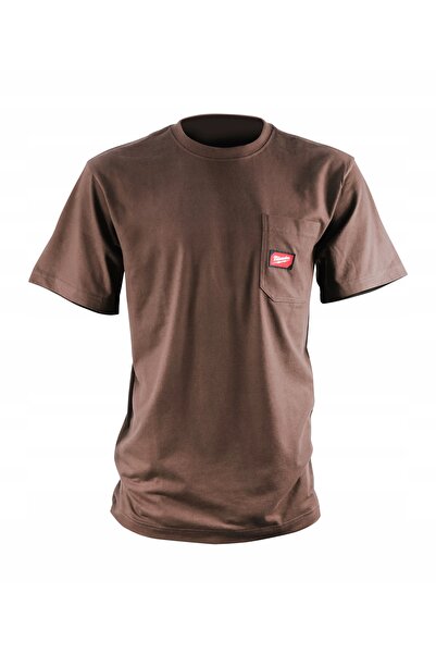 Milwaukee Tricou cu mânecă scurtă, maro, cu buzunar 4932493028