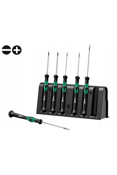wera SET 6 piese Șurubelnițe de precizie + Suport 05118150001