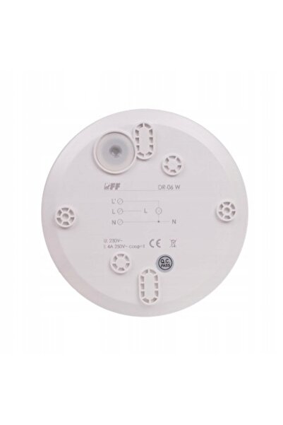 F&F DİZAYN 360ST SENZOR INFRAROȘU IR IP40 4A 24V AC/DC ALB F&F DR-06W-24V