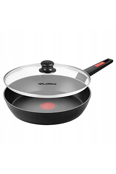 FLORINA TIGAIE TRADIȚIONALĂ din aluminiu, antiaderentă, 28 cm, pentru plite c...