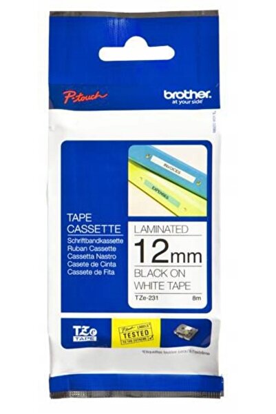Brother Bandă laminată TZe-231 Albă