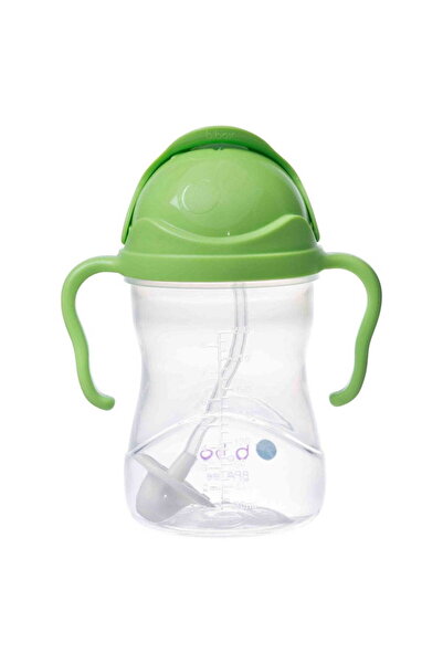b.box Sticlă tip cană Niekapek APPLE 240 ml cu pai