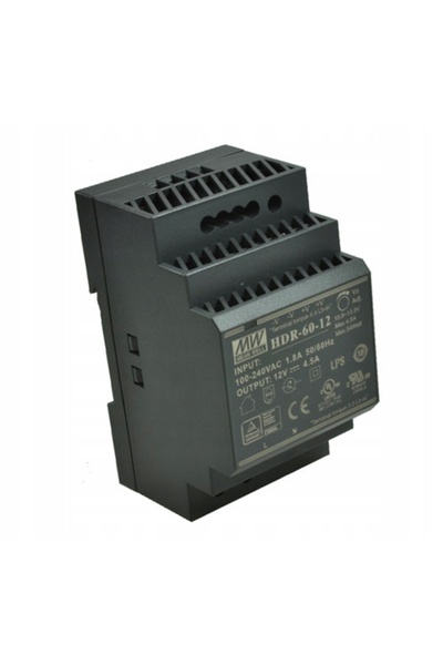 NO BRAND Sursă de alimentare HDR-60-12 (54W; 12V; 4,5A) - Mean Well