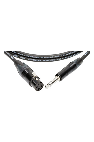 NO BRAND CABLU JACK 6,3 STEREO TRS – XLR cu 3 pini, conector mamă, 1 m, KLOTZ...
