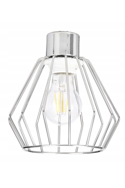 NO BRAND LAMPA candelabru de tavan mobil stil loft cu cablu cromat strălucitor