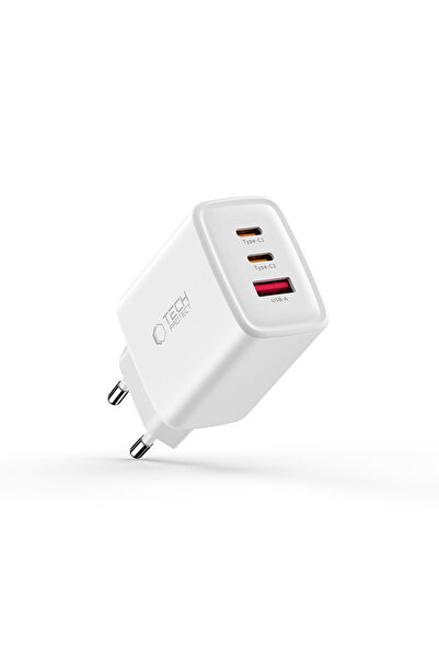 NO BRAND TECH-PROTECT NCA65W-GAN ÎNCĂRCĂTOR PD 65W PENTRU TELEFONE MOBILE 3 P...